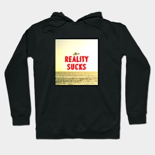 Reality sucks, retro vintage 1980 edition. Hoodie